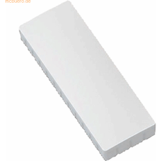 Paperclips en Magneten Maul Magneet Solid Rechthoek 54x19mm 10 Wit