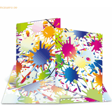 FSC (The Forest Stewardship Council) Binders & Folders Herma Folder Au Colour Blotches for Cardboard