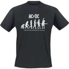 AC/DC Evolution Of Rock T Shirt - Black