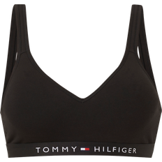 Tommy Hilfiger Schwarz BHs Tommy Hilfiger Bralette BH mit Label-Print - Black