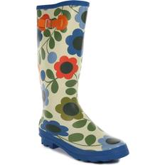 Mujer - Multicolor Botas de agua Regatta Orla Floral Welly Hi - Meadow Floral