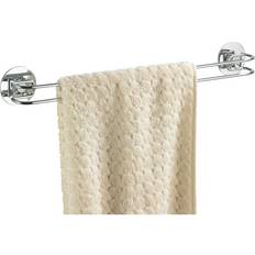 Beige Porte-serviettes Wenko Turbo-Loc Porte Serviette 2 Barres 46 x 6 x P 5 cm