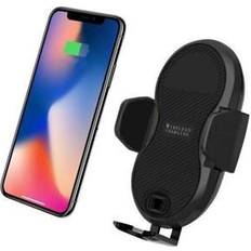 Techly Qi Wireless car charger with sucker with automatic adjustment