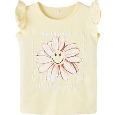 Niño Blusas y Túnicas Name It Arina Happy Top - Double Cream (13217770)