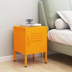 Yellow Bedside Tables vidaXL mustard yellow, 1/2x Bedside Table