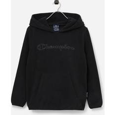 Champion Hoodies Børnetøj Champion Hooded Fleecetrøje Børn Sort 155