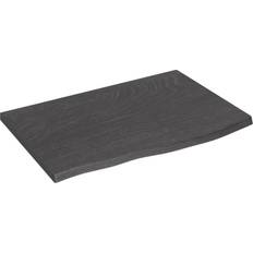 Wood Wall Shelves vidaXL Dark Brown 60 x 40 x 2 cm Wall Shelf 60cm