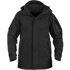 Mil tec large Mil-Tec Regnjakke med fleece Sort