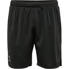 Hummel Hmlongrid Poly Shorts Jet Black/forged Iron