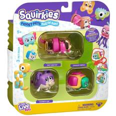 Little Live Pets Toys Little Live Pets Squirkies: 3 Pack: Metallic Pop Tube Pup Interactive Fidget Toys, Fidget Feature, Click, Flick, Tangle, Pop, 30 to Collect, Multiple Fidget for Kids Ages 5