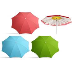 Parasols vente Glatter Sonnenschirm Ø 140 cm Transparent