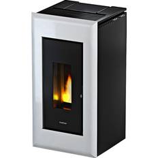 Chimeneas Estufa de pellet canalizable freepoint vega 10,5 kw blanco