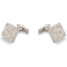 HUGO BOSS Manchetknapper HUGO BOSS Men's Silver Tone Cufflinks