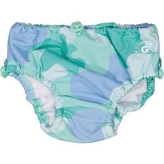 Geggamoja Baby's UV Swim Diaper - Camo Mint