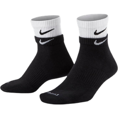 Unisexo Ropa interior Nike Everyday Plus Cushioned Training Crew Socks - Black/White/Black