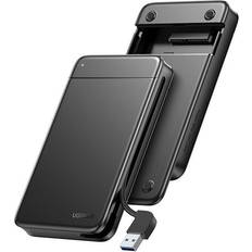 UGREEN 2.5'' SATA SSD/HDD Box USB-C Kabel Svart