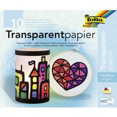 Seiden- & Krepppapier Folia folia Transparentpapier farbsortiert 42 g/qm 10 Blatt
