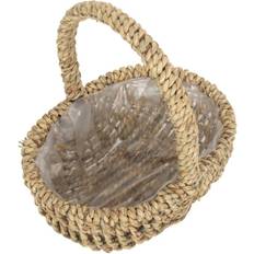 Green Baskets Hamper C112 Small Seagrass Lined Shopping Basket