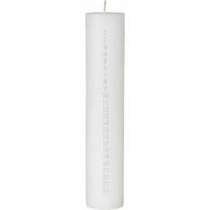 Bougies de l'Avent Broste Copenhagen Rustic Calendrier H 25 cm Blanc Pur Bougie de l'Avent