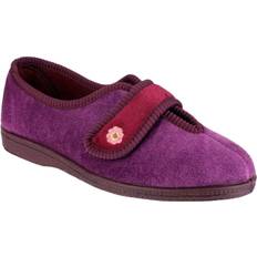 Red - Women Slippers Mirak Wine Andrea Touch Fastening Slipper