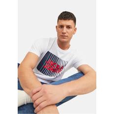 Jack & Jones T-Shirt 12233999 Weiß Standard Fit