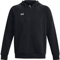 Hoodies - Svarta Tröjor på rea Under Armour Men's Rival Fleece Full-Zip Hoodie Black White