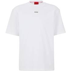 HUGO BOSS Uomo Magliette HUGO BOSS Maglietta 'Dapolino' - Nero/Offwhite