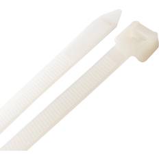 Home Plus 18 in. L White Cable Tie 50 pk