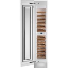 Wine fridge built in Bertazzoni 18" Dual Zone Column Control White