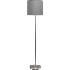 Simple Designs Drum Floor Lamp 58"