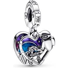 Bijoux Pandora Charm Pendant Pixar Wall-E et Eve Luminescent Multicolore