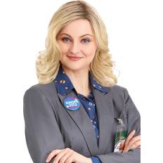 Short Wigs Fun Costumes Leslie Knope Parks and Recreation Wig