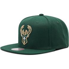 Mitchell & Ness Men's Milwaukee Bucks Hunter Ground 2.0 Snapback Hat