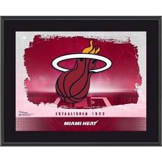 Miami Heat x Sublimated Horizontal Team Logo Plaque