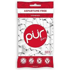 Pür 3 pack xylitol chewing gum, aspartame free, cinnamon 55ct