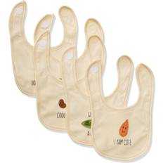 GOTS (Global Organic Textile Standard) Drool Bibs Touched By Nature Unisex Organic Cotton Bibs, Guacamole, One Size