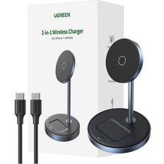 Ugreen Wireless charger 2in1 90668 (20W) Wireless Charger, Schwarz