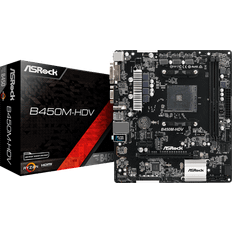 AMD - Socket AM4 Motherboards Asrock B450M-HDV