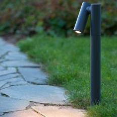 Verkeerspalen Lucide Tuinpaal 1x5W 3000K IP65 Antraciet Verkeerspaal