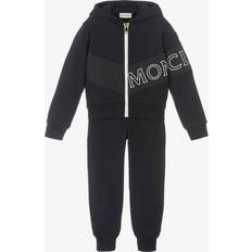 Solid Colours Tracksuits Moncler Enfant Jogginganzug aus Baumwolle blau 111-112