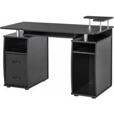 Computer desk with keyboard tray Homcom Multi Work Writing Desk