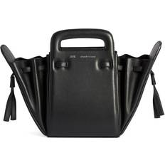 Svarte - Unisex Bøttevesker Ami Paris Accordéon leather bucket bag unisex Calf Leather/Polyester One Size Black