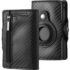 Amzer Carbon Fiber Slim Wallet with AirTag Holder