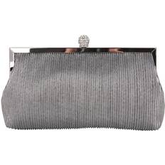 Gray Clutches Nina Pleated Frame Clutche - Champagne