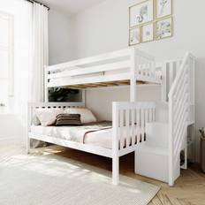 Full - White Beds Max & Lily ‎185235-002 Bunk Bed