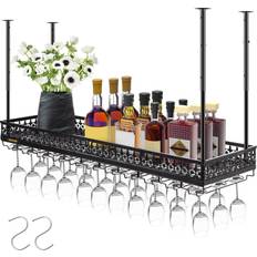 VEVOR 13 Hanging Height Adjustable Hanging Cabinet, Wall-Mounted Wine Rack