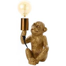 Hestia Monkey with Bulb Light Gold