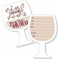 Accessoires Photo, Chapeaux de Fête et Écharpes Big Dot of Happiness Gros Point De Bonheur Vino Avant Les V Ux Shaped Fill-In Winery Bridal