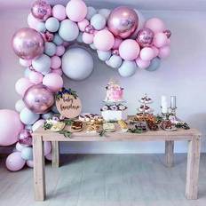 Balloon Arches BIGTREE Assorted Ballon Party Kit in Gray/Pink Wayfair Gray/Pink