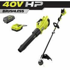 Ryobi blower Ryobi ry40960 40v carbon fiber trimmer/blower combobrushlesstool only